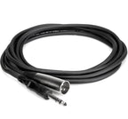 Hosa STX-105M 6.3 mm TRS to XLR-male cable (1.5 m), coiled