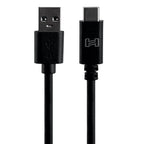 Hosa USB-306CA SuperSpeed USB 3.0 (Gen2) Type C - Type A Cable 1.8m usb cables, hero shot in red