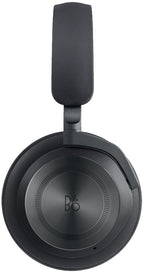 Black Bang & Olufsen Beoplay HX wireless headphones with sleek over-ear design and cushioned ear cups.