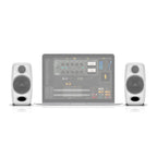 IK Multimedia iLoud Micro Monitors desktop speakers in white