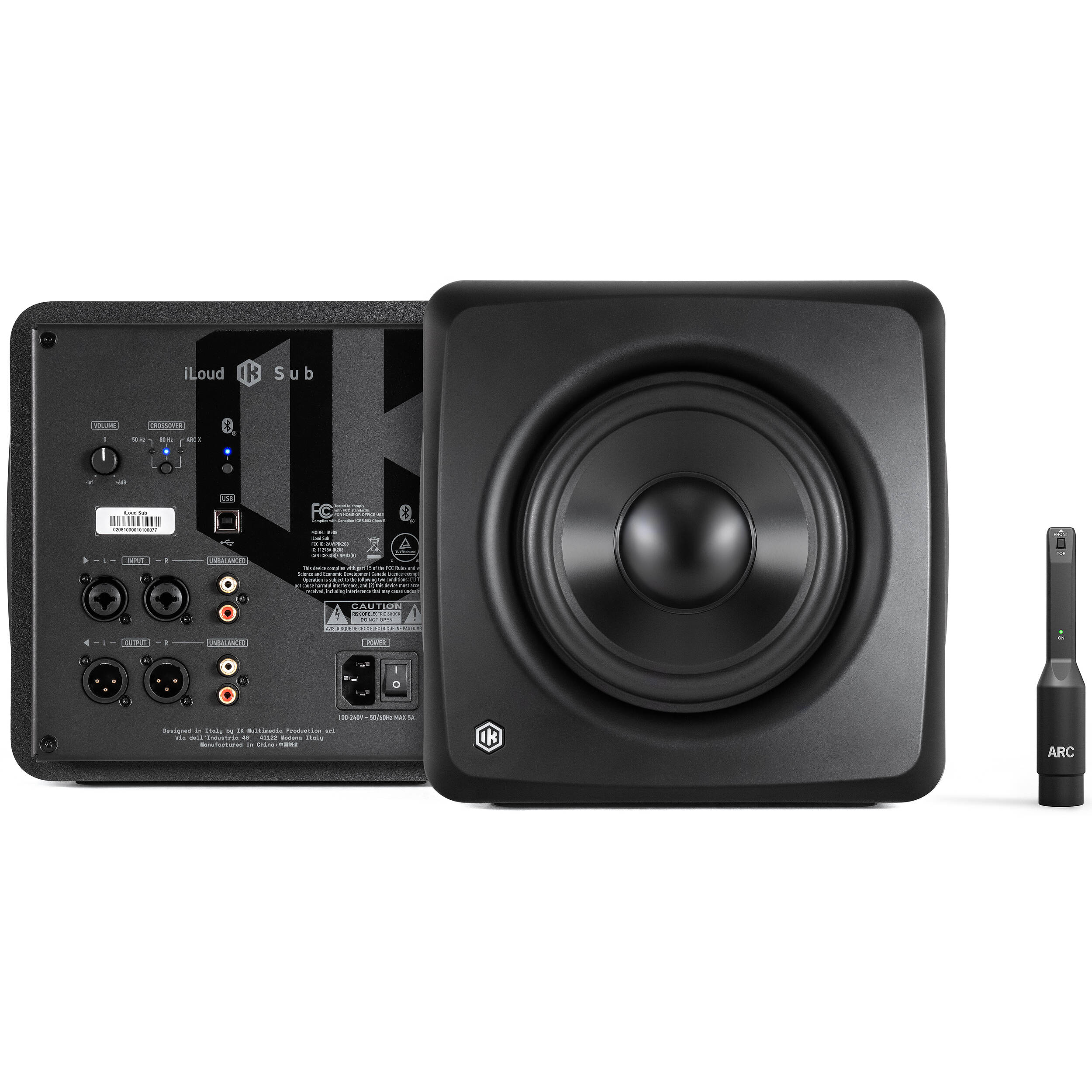 IK Multimedia iLoud Sub subwoofers, front