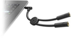 Native Instruments Traktor DJ cable adapter for DJ equipment, splitters, and audio connections, designed for seamless DJ setups.