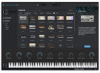 Arturia Analog Lab Pro music production software interface showing various virtual synthesizer and keyboard controls.