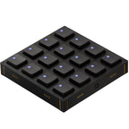 Intech Studio BU16 Mechanical Series 3 MIDI controller with colorful backlit keys and compact design.