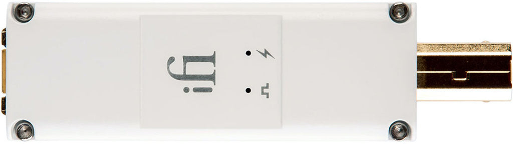 SilentPower iPurifier3 noise filter and conditioner device with sleek design, used for reducing noise and improving air quality.