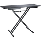 K&M 18900 keyboard stand with adjustable height and sturdy metal construction, supporting electronic and acoustic keyboards.