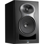 Kali Audio LP-6 V2 active studio monitor, in black, front view