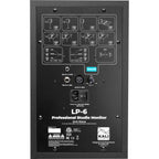 Kali Audio LP-6 V2 active studio monitor, in black, lifestyle setting