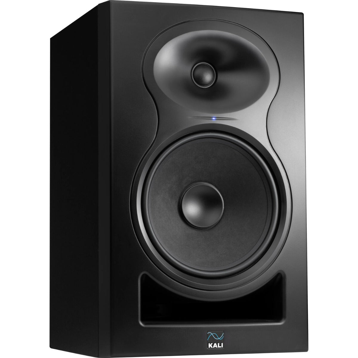 Kali Audio LP-8 V2 active nearfield monitors, in black, front view