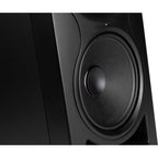 Kali Audio LP-8 V2 active nearfield monitors, in black, front view