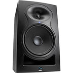 Kali Audio LP-8 V2 active nearfield monitors, in black, front view