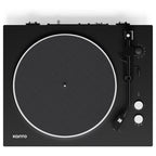 Kanto Audio OBI3 Gen 2 turntable, Black, top view