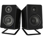 Kanto Audio S2 desktop speaker stands, in black