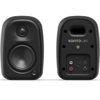 Kanto Audio UKI desktop speakers with Bluetooth, featuring active bookshelf design and 100W power output.