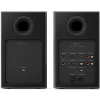 KEF Coda W active bookshelf speakers, detail view.