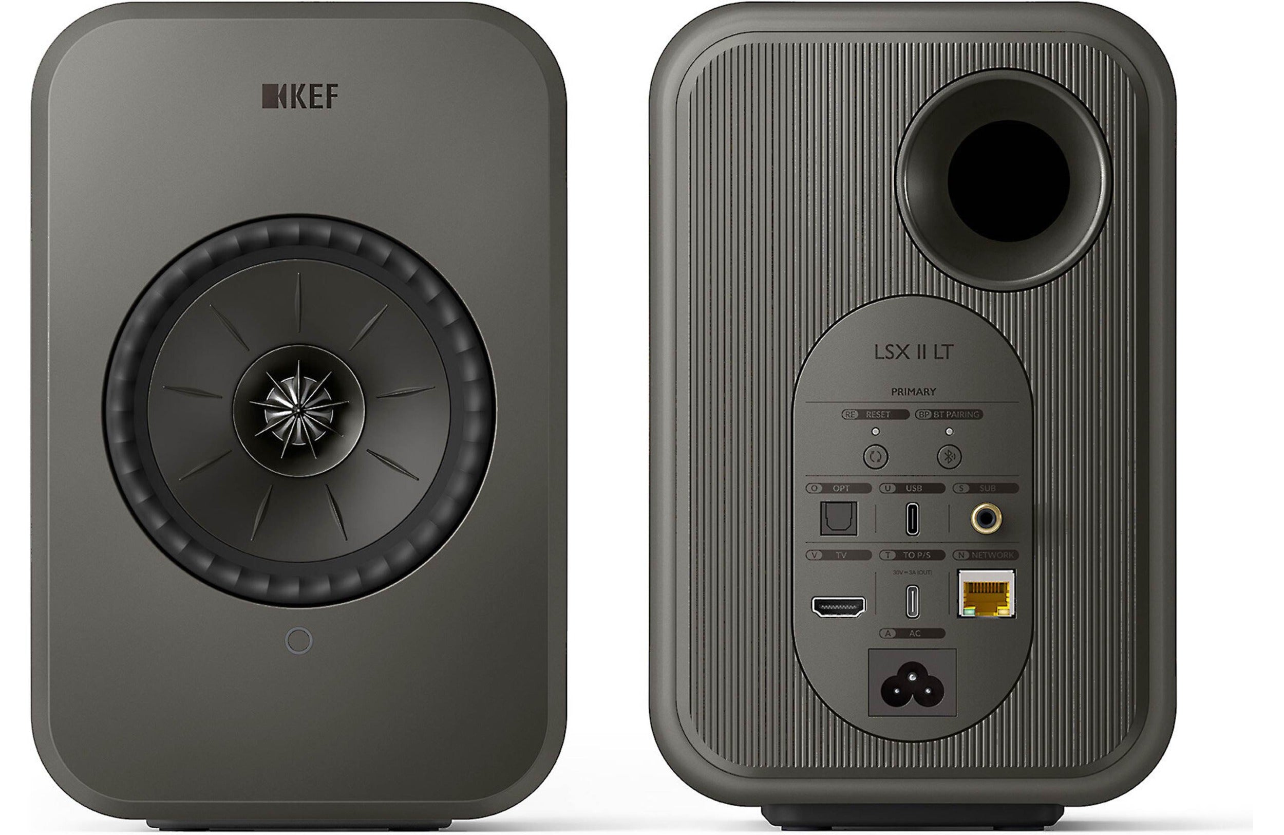 KEF LSX II LT active wireless bookshelf speakers
