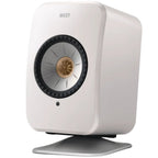 KEF P1 Desk Pad speaker stands, close up