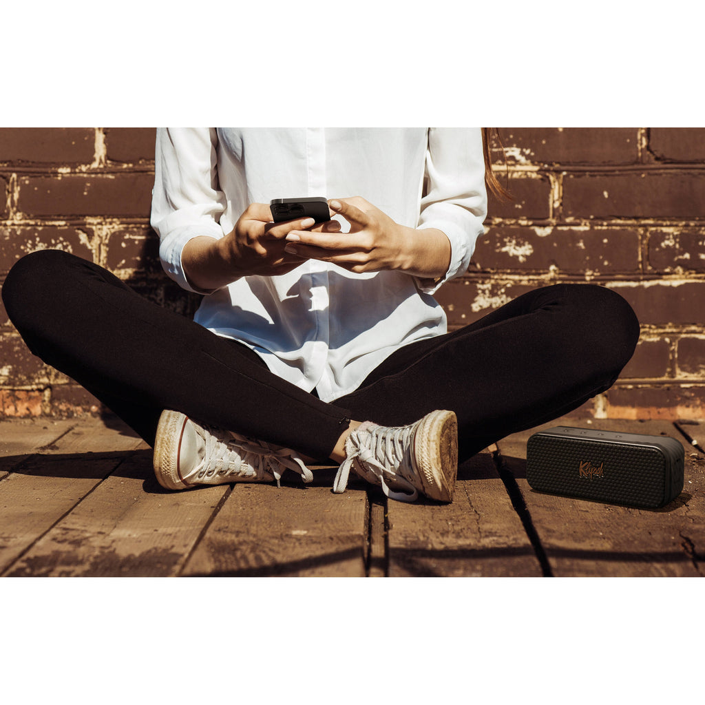 Klipsch Nashville portable speakers, black top view 3