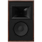 Klipsch Rebellion front view without grille showing K-81-EP horn tweeter and K-702 woofer