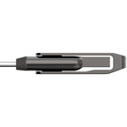 Lexar JumpDrive Dual Drive D400 USB stick, top view of swivel housing