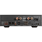 Lyngdorf TDAI-2210 stereo amplifier with RoomPerfect room calibration technology, featuring a sleek integrated design.