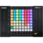 Akai Professional APC64 MIDI controller with 64 pads, knobs, and faders for music production and performance.