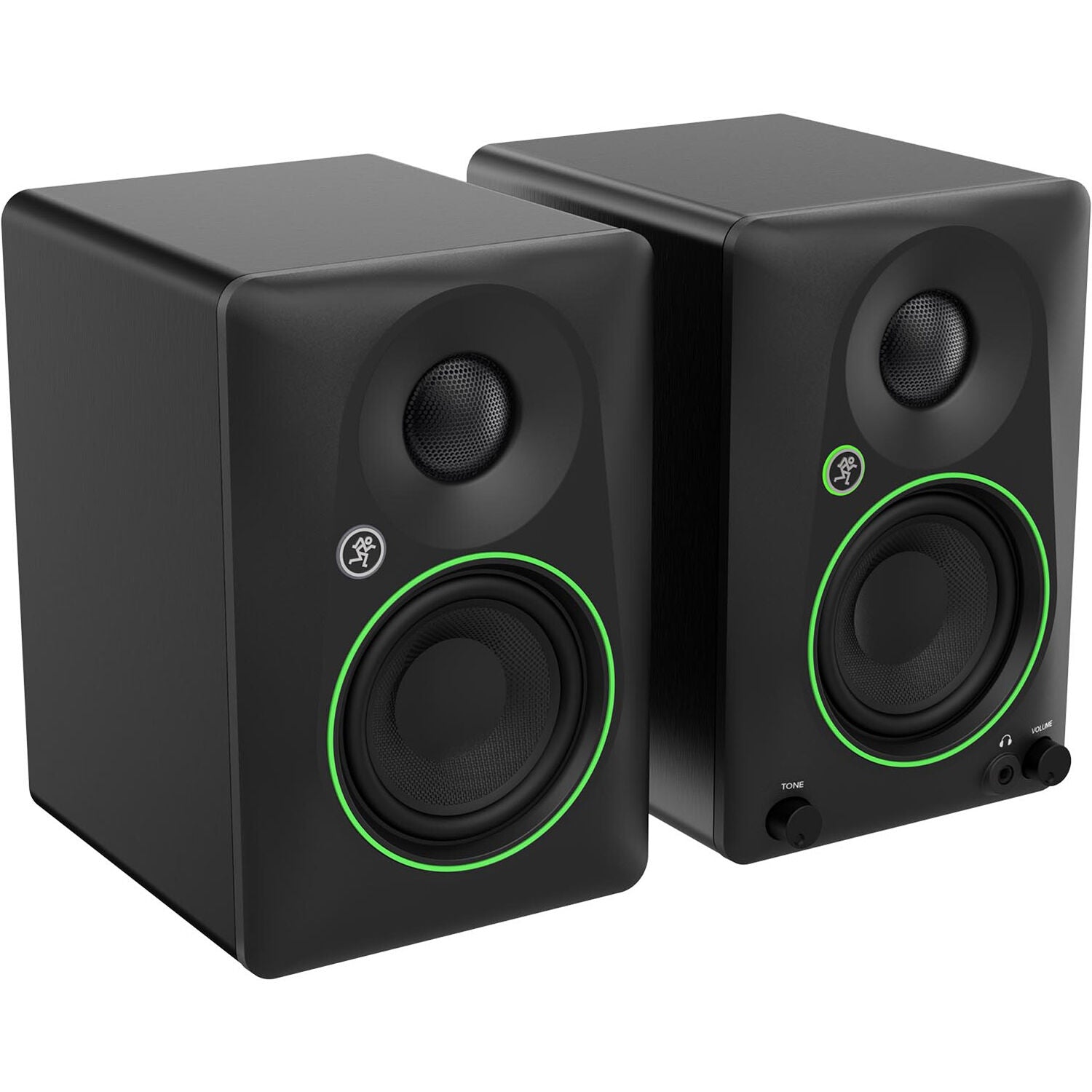 Mackie CR3.5BT desktop speakers, black.