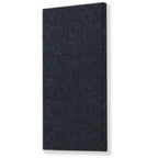 Megasonus POLY50 acoustic panel in a modern office setting, showcasing soundproofing and decorative wall installation.