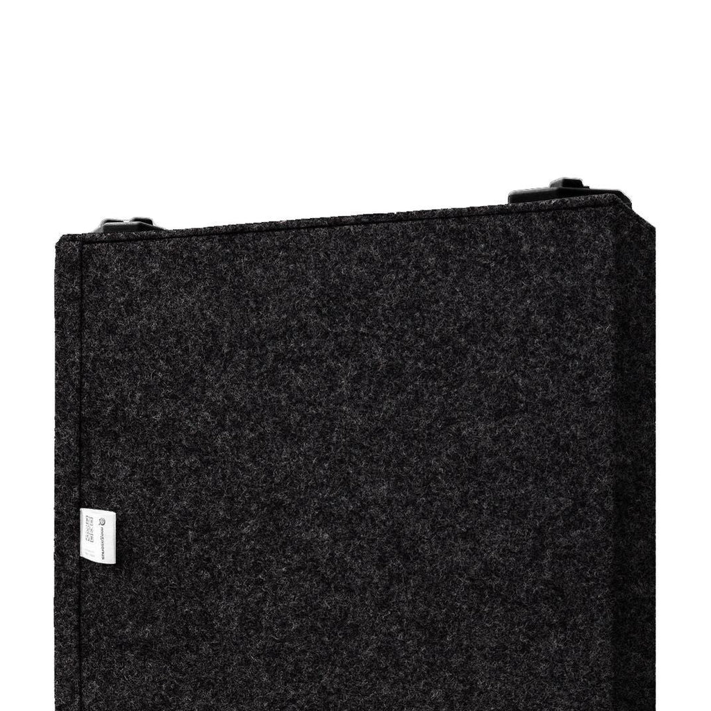 Megasonus Q Basstrap acoustic panel for low-frequency sound absorption, shown in a modern interior setting.