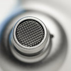 Meze Audio Alba S in-ear monitor, metal mesh nozzle close-up