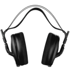 Wired Meze Audio Empyrean II headphones with open-back design, featuring large ear cups and premium build quality.