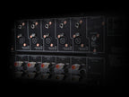 Marantz MM7055 stereo amplifier with multiple input options and sleek black design, showcasing its front panel controls.