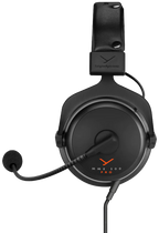 Beyerdynamic MMX 300 Pro gaming headset, side view in black