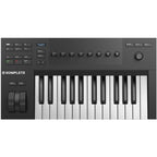 Native Instruments Komplete Kontrol A25 MIDI keyboard controller, black.