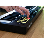 Nektar Impact LX49 MK3 MIDI keyboard, rear connectors