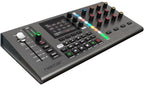 Nektar Panorama CS12 DAW controller with multiple faders, knobs, and transport controls on a sleek black interface.