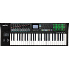 Nektar Panorama T4 MIDI controller with four touchscreen knobs and control surface for music production and DAW integration.
