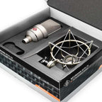 Neumann TLM 103 Studio Set condenser microphone, silver, box contents