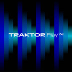 Native Instruments Traktor Play DJ software interface displayed on screen with waveform and control features.