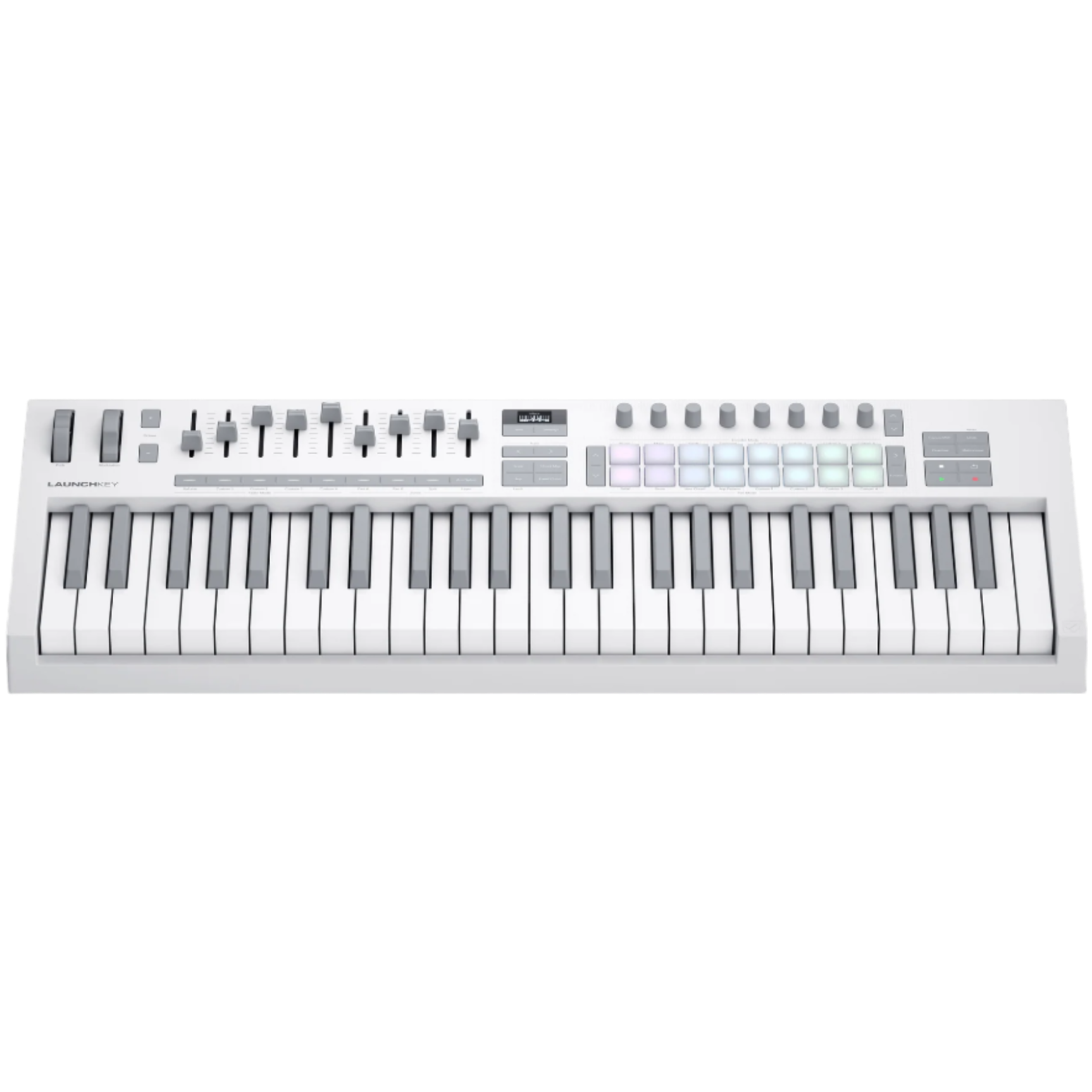 Novation Launchkey 49 MK4 MIDI keyboard, in white