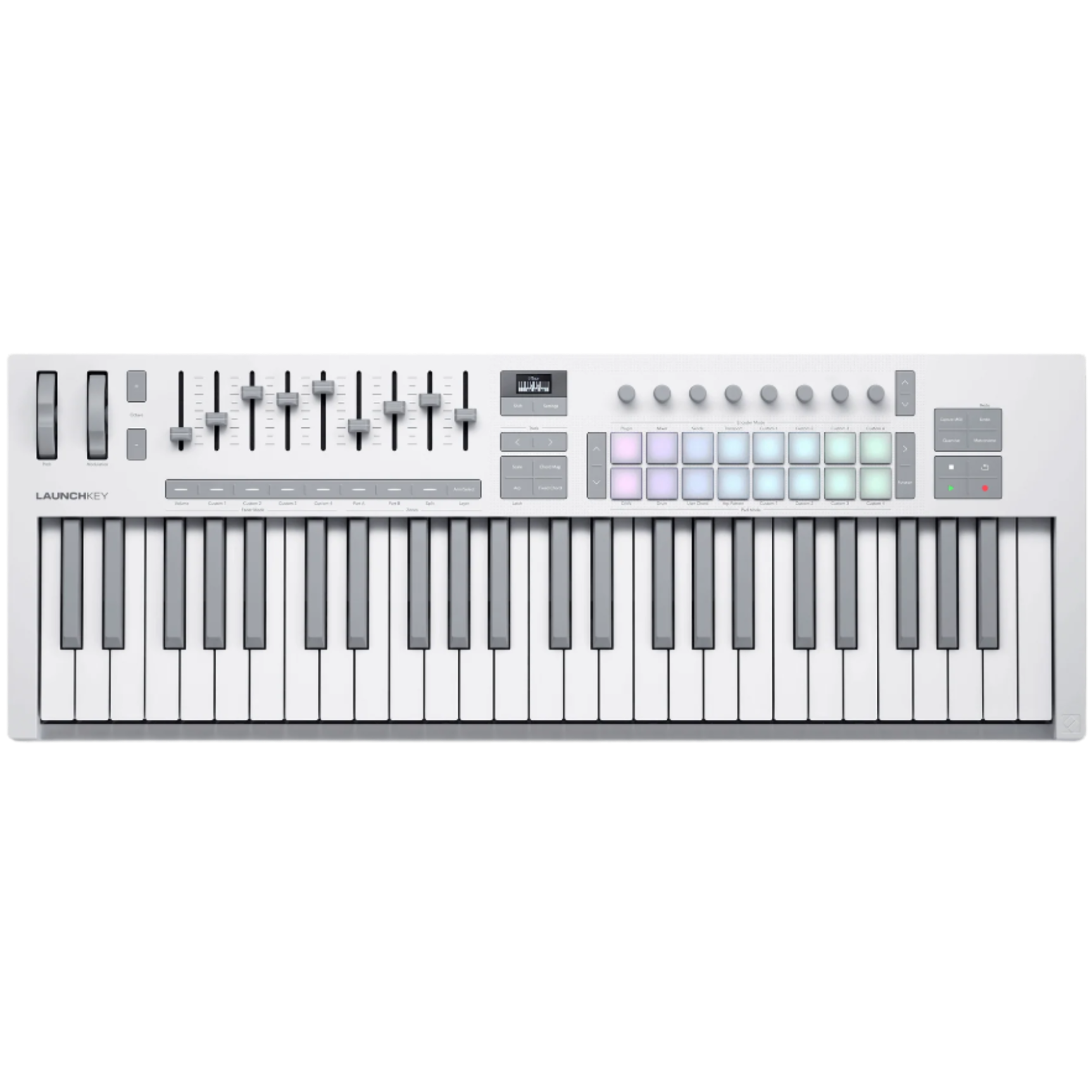 Novation Launchkey 49 MK4 MIDI keyboard, in white