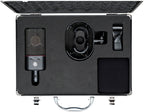 Austrian Audio OC18 condenser microphone set with multiple microphones and accessories for studio recording.