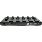 Rear view of Nektar Pacer MIDI controller showing connection ports and input/output options.