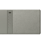 KEF XIO soundbar TV speaker with sleek design and multiple speaker drivers for immersive audio experience.