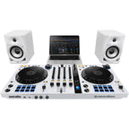 Pioneer DJ DM-50D desktop speakers, controls detail, black