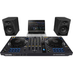 Pioneer DJ DM-50D desktop speakers, front view, black