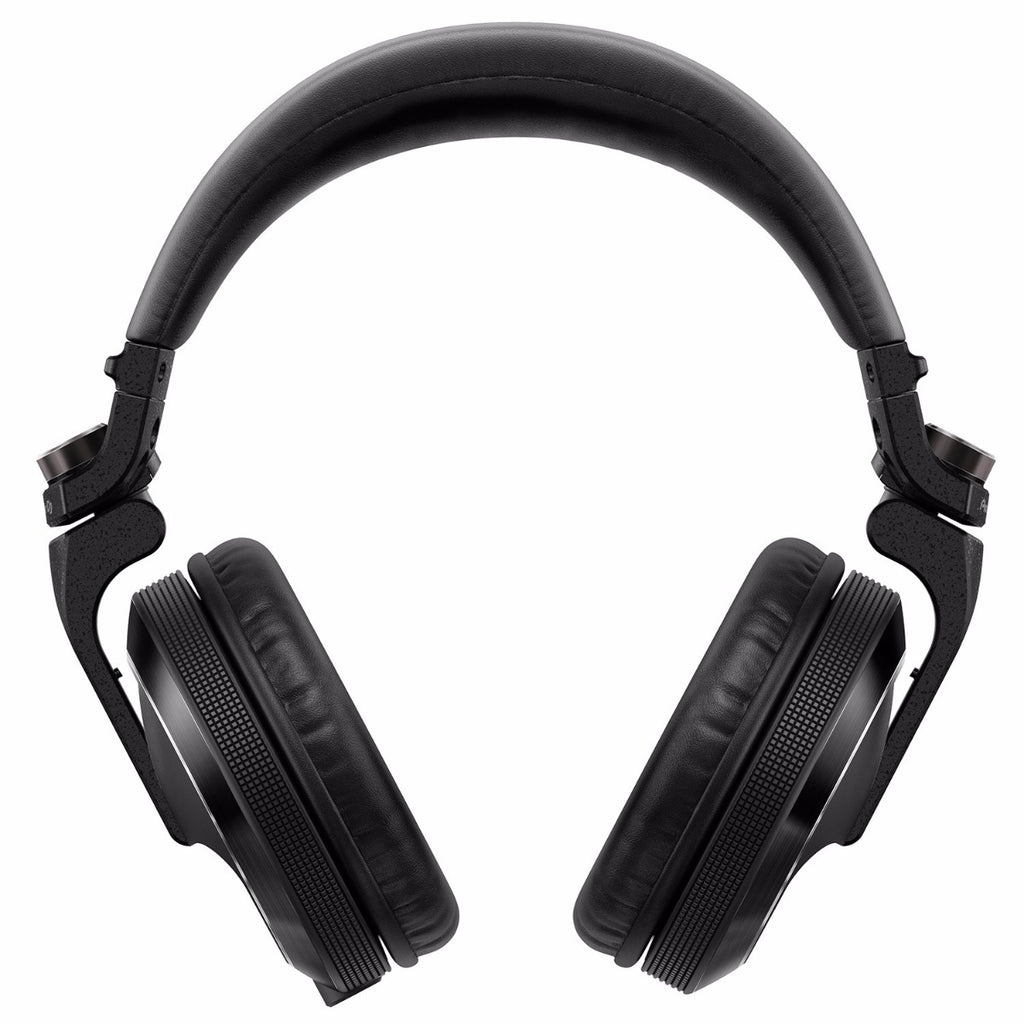 Pioneer DJ HDJ-X7 professional DJ headphones with over-ear design and adjustable headband, black color.
