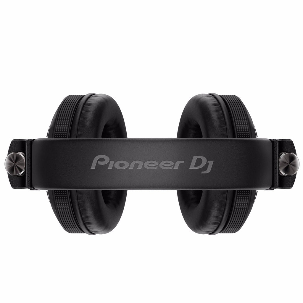 Pioneer DJ HDJ-X7 professional DJ headphones with over-ear design and cushioned ear cups, black color, wired connection.