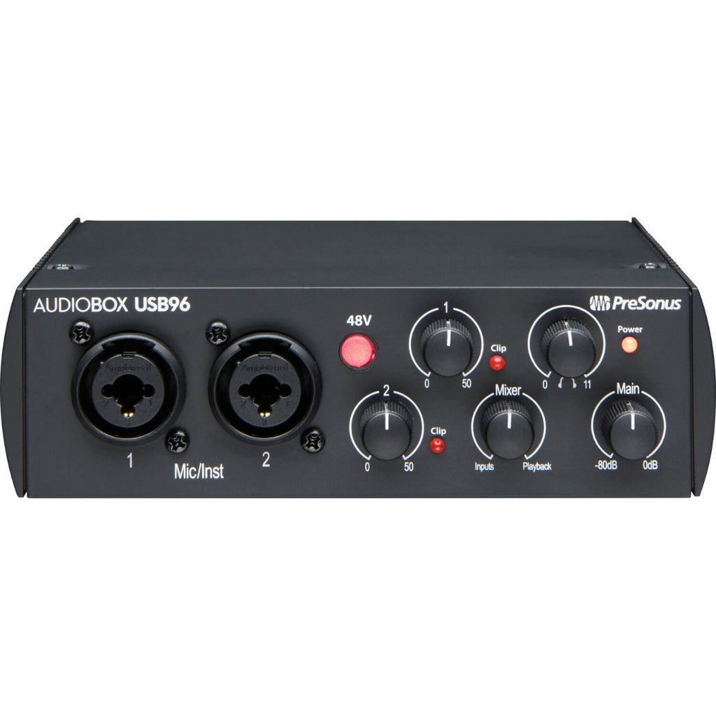 PreSonus AudioBox USB 96 audio interface, view 2