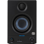 PreSonus Eris 3.5 2nd Gen desktop speakers, in black, lifestyle setting